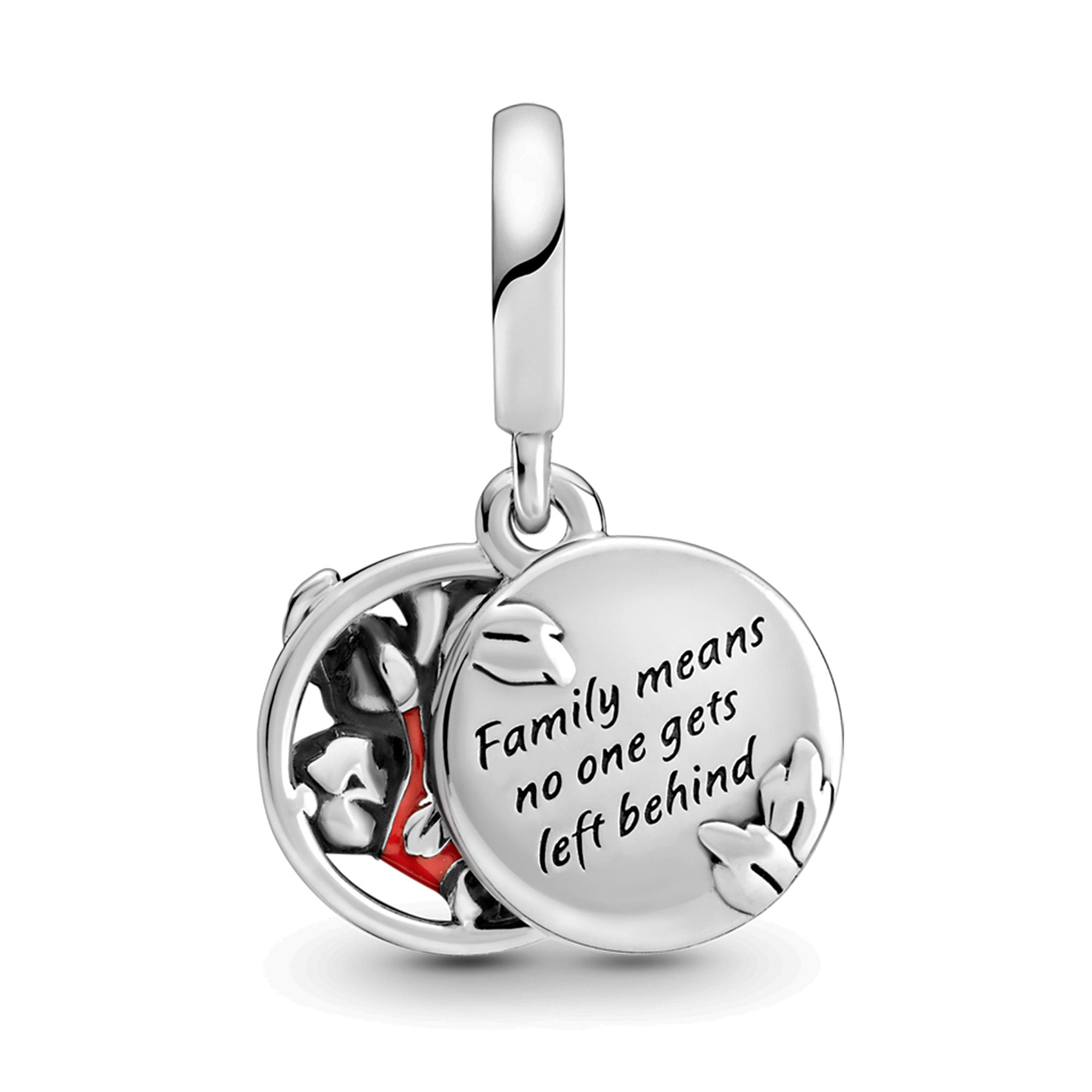Charm Inspirado Pan 1:1 Lilo y Stitch Familia, Plata .925