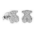 Broquel Inspirado Osos 1.1 con Micro Circonias Plata .925