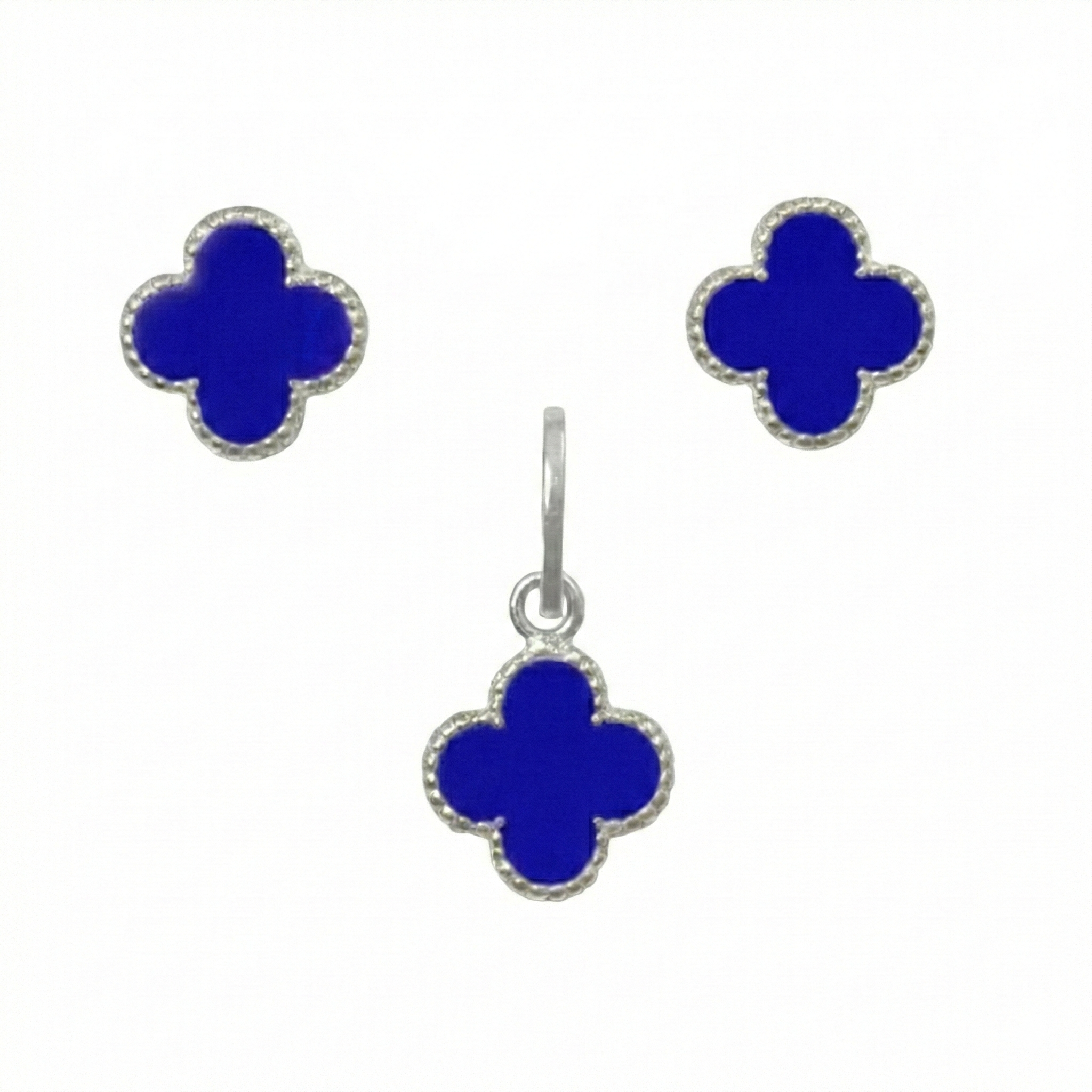 Juego Inspirado Económico Van C Esmaltado Plata .925