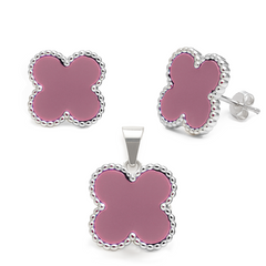 Juego Inspirado Económico Van C Esmaltado Plata .925