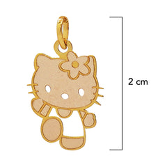 Dije Inspirado H Kitty Oro 14K
