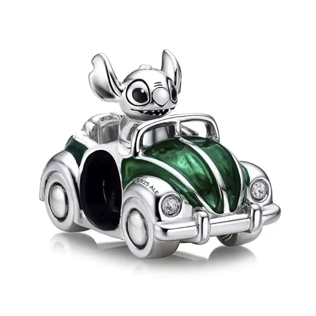 Charm Inspirado Pan 1:1 Stitch en Vochito, Plata .925