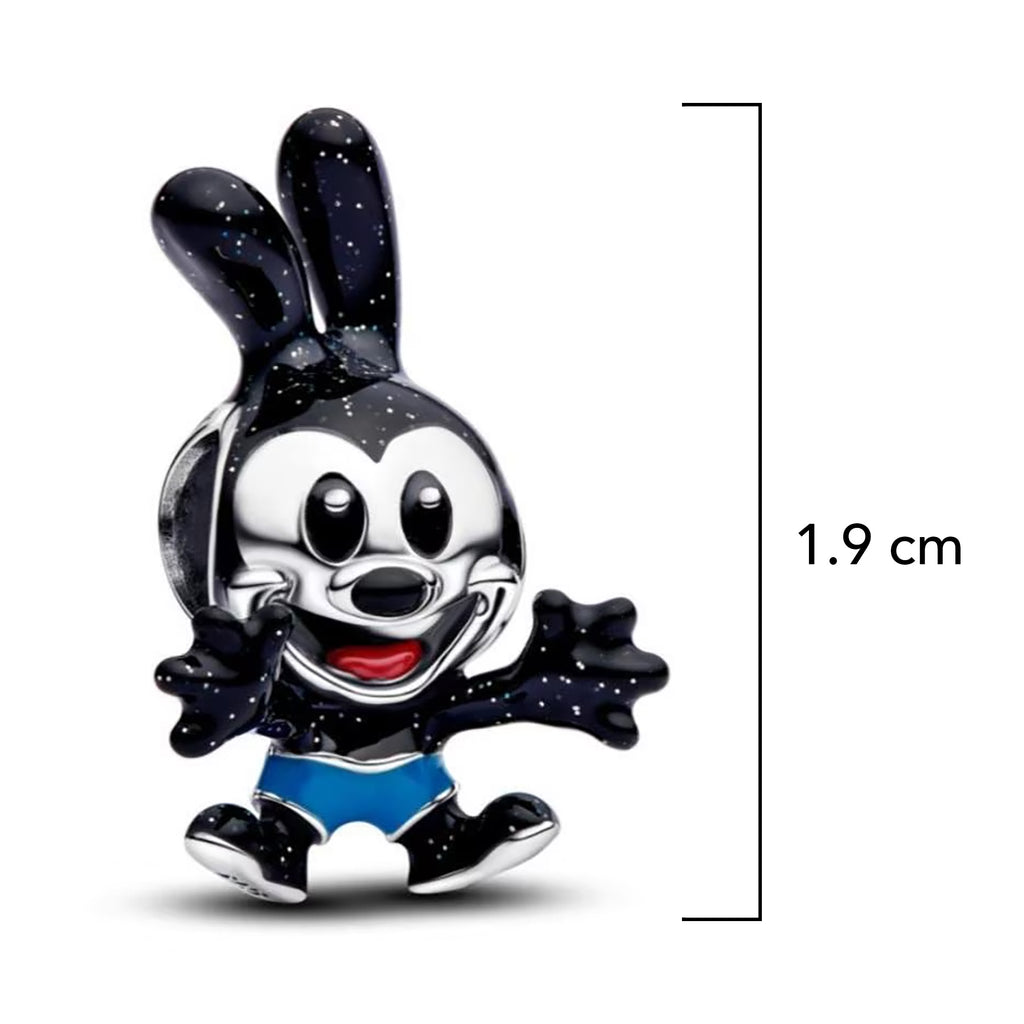 Charm Inspirado Pan 1:1 Oswald el Conejo, Plata .925