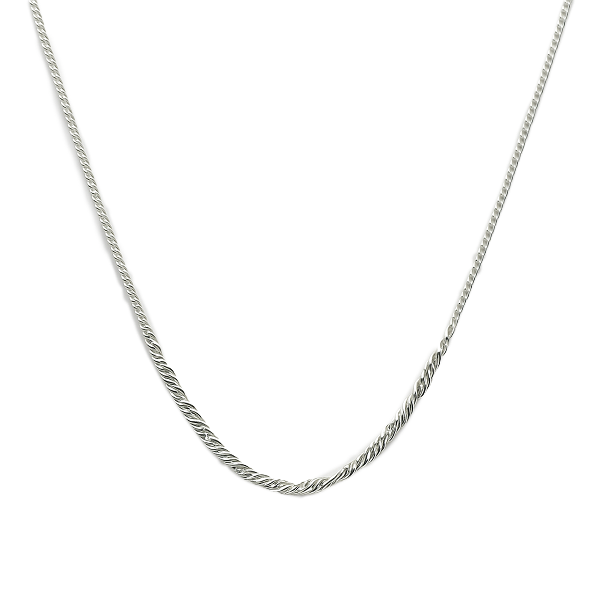COLLAR TORZAL PLATA .925
