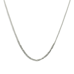 Collar Singapur con Cadena Barbada Plata .925