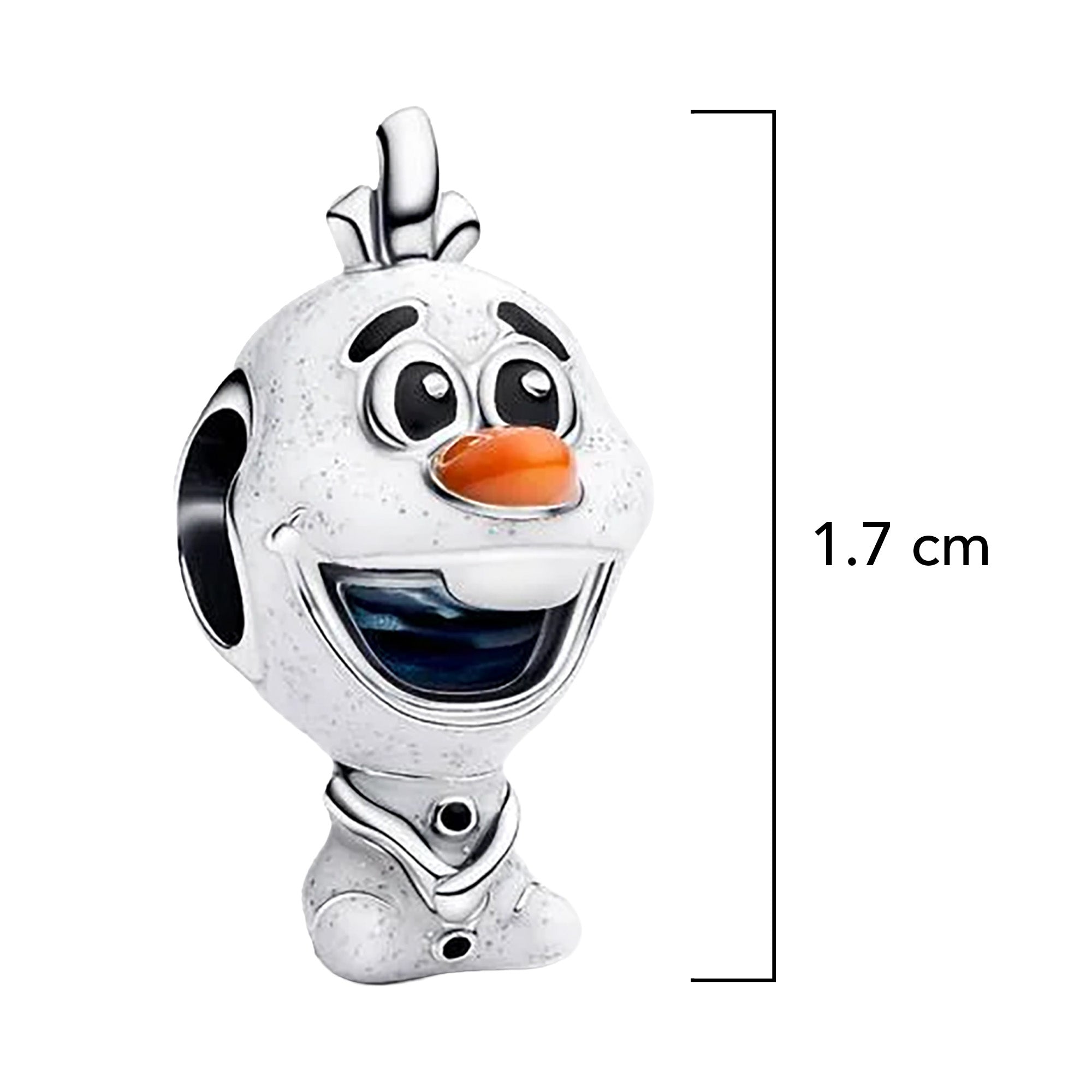 Charm Inspirado Pan 1:1 Olaf, Plata .925