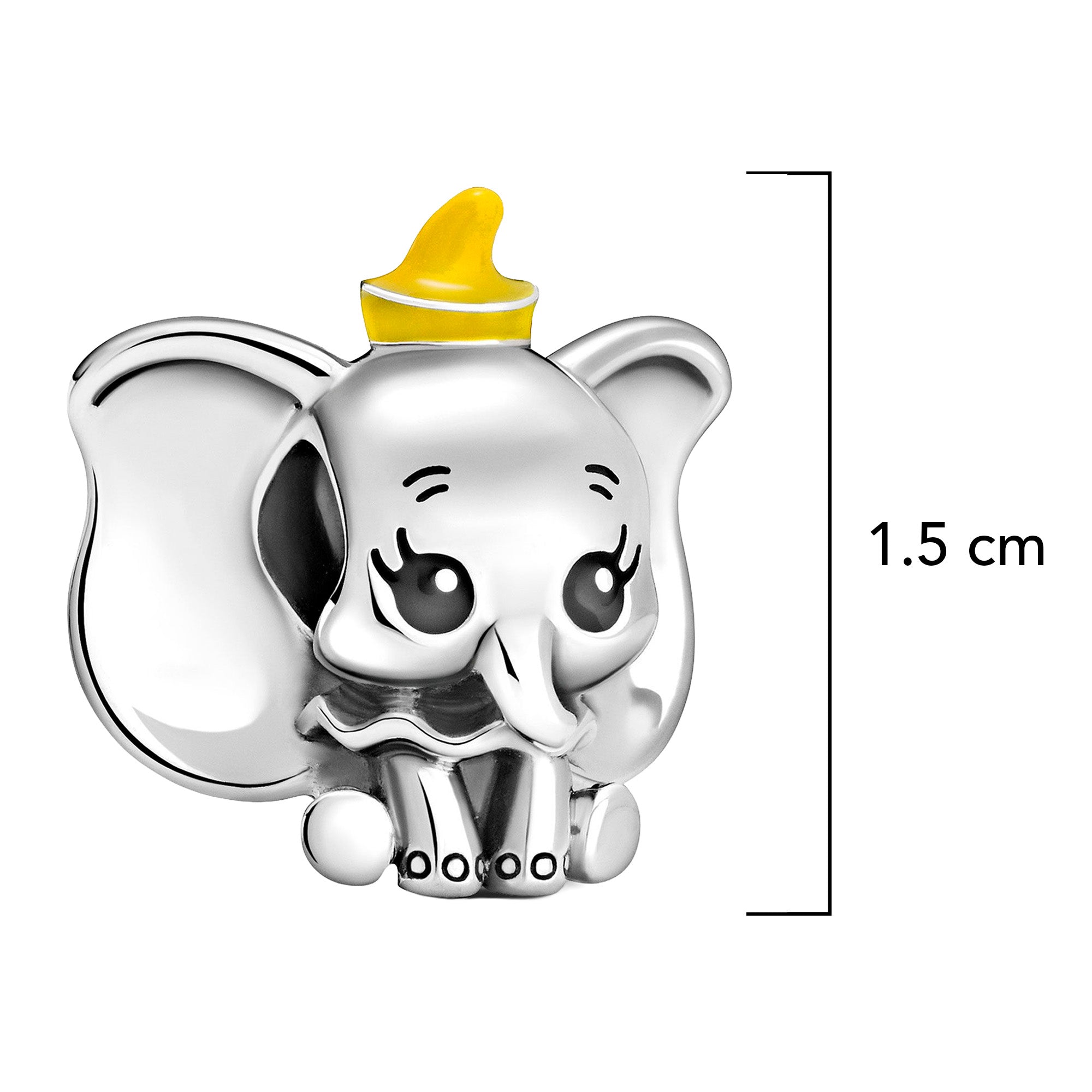 Charm Inspirado Pan 1:1 Dumbo, Plata .925