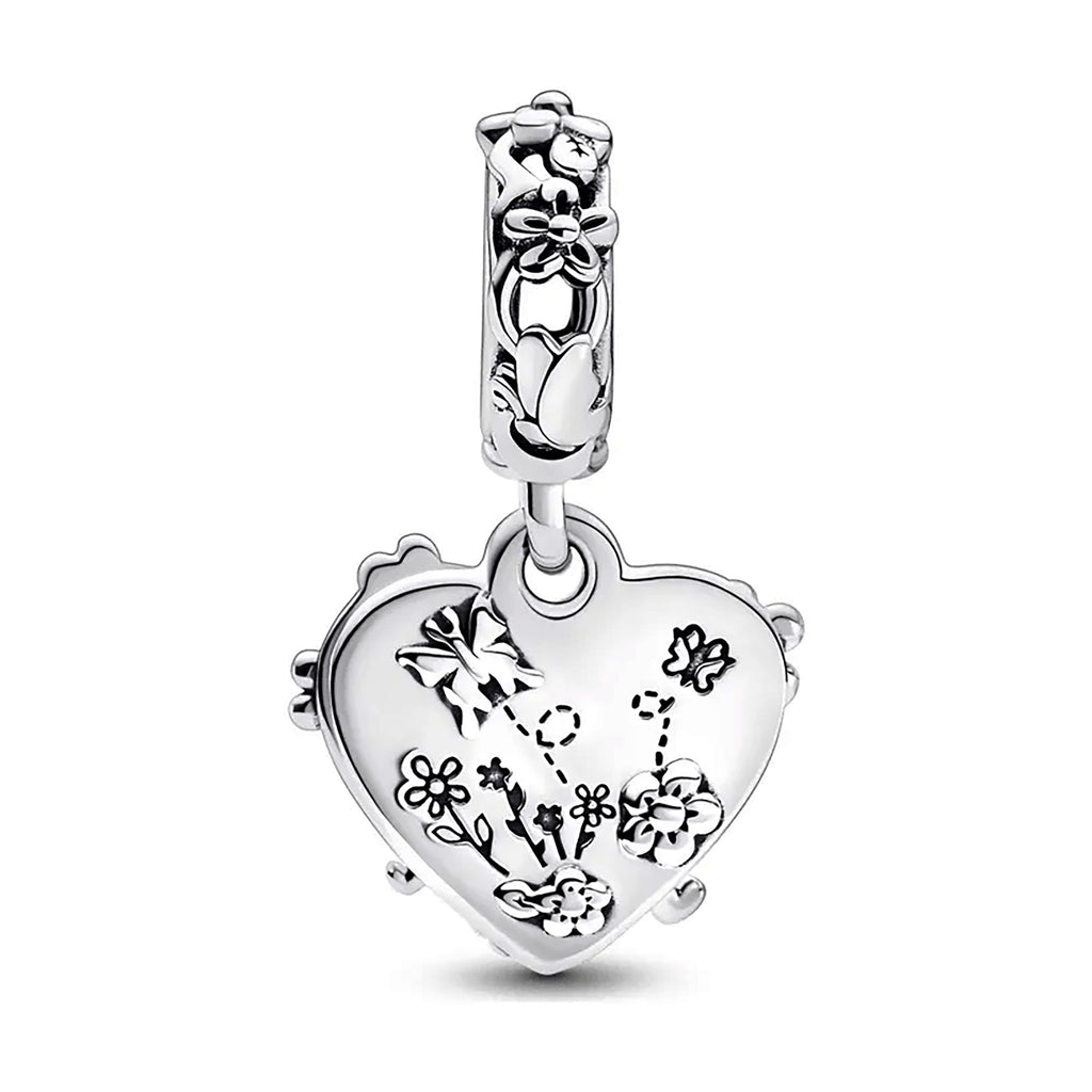 Charm Inspirado Pan 1:1 Doble Pooh y Piglet, Plata .925