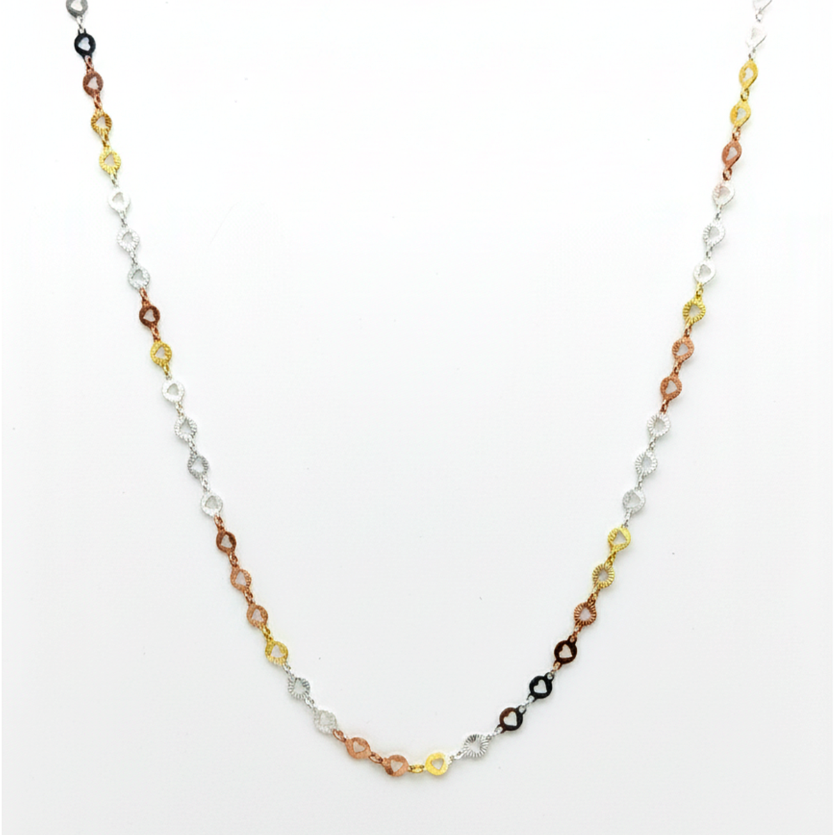 COLLAR CORAZON PLATA .925