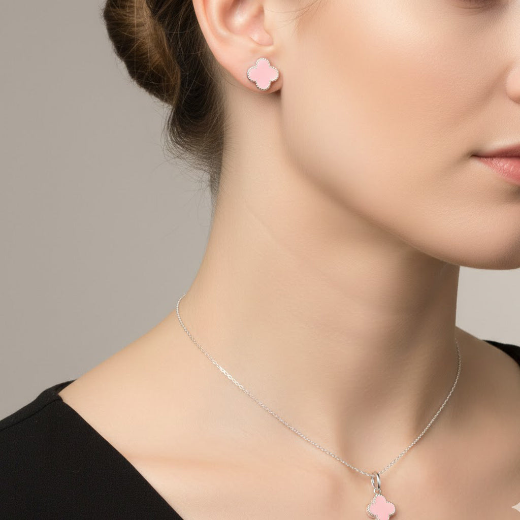 Juego Inspirado Económico Van C Esmaltado Plata .925