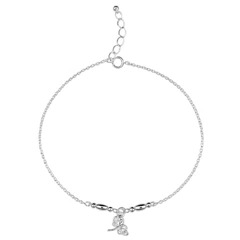 Tobillera libelula Plata .925
