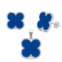 Juego Inspirado Económico Van C Esmaltado Plata .925