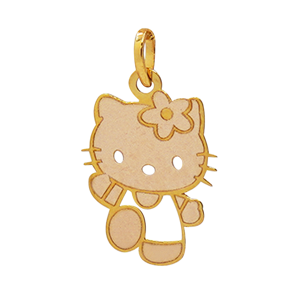Dije Inspirado H Kitty Oro 14K