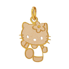 Dije Inspirado H Kitty Oro 14K