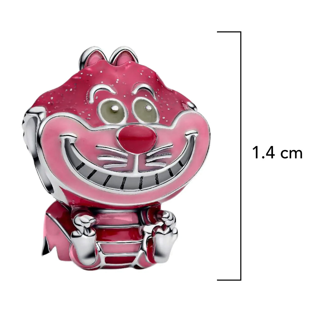 Charm Inspirado Pan 1:1 Gato Alicia, Plata .925