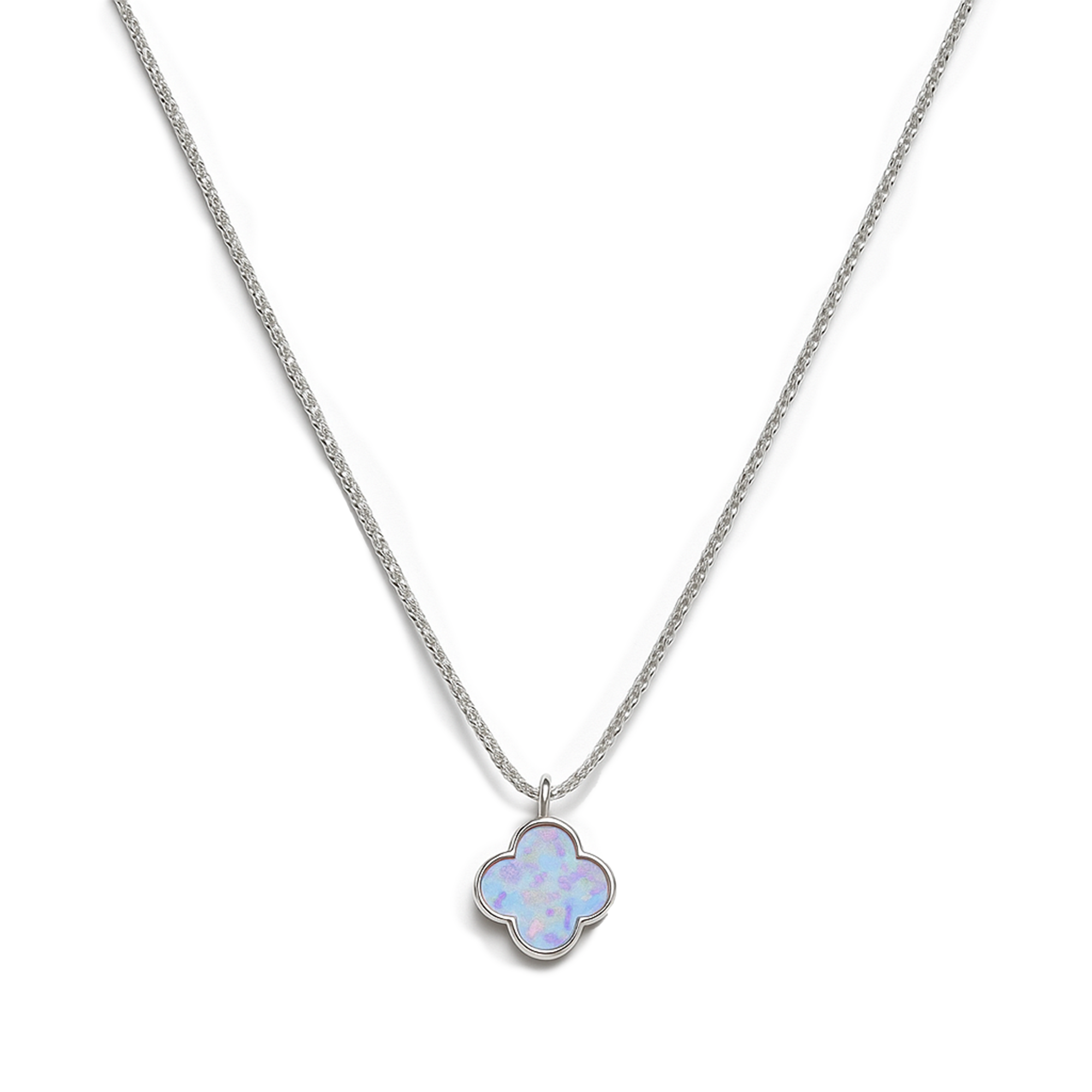 COLLAR FLOR PLATA .925
