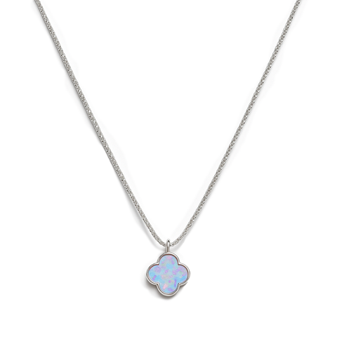 COLLAR FLOR PLATA .925