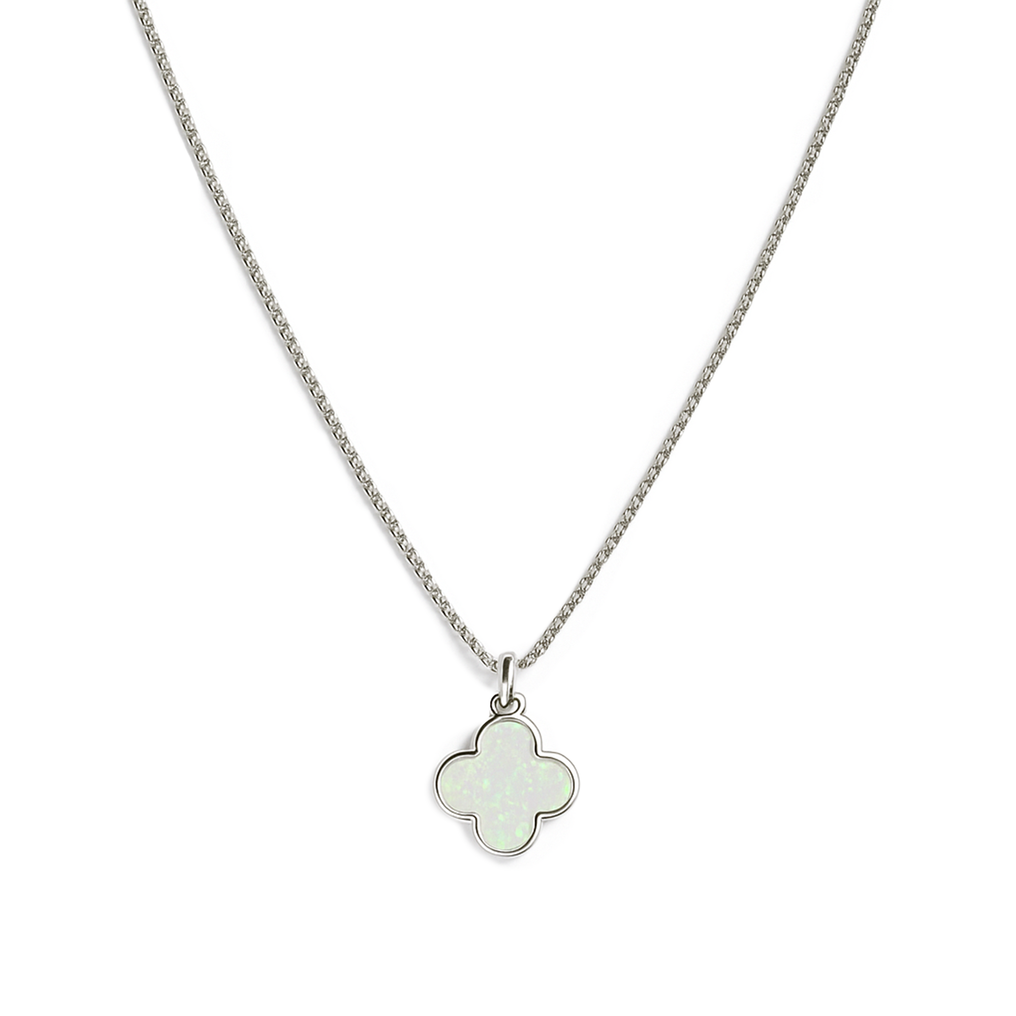 COLLAR FLOR PLATA .925