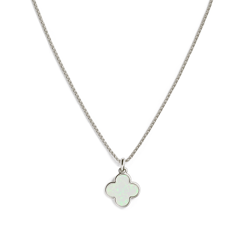 COLLAR FLOR PLATA .925