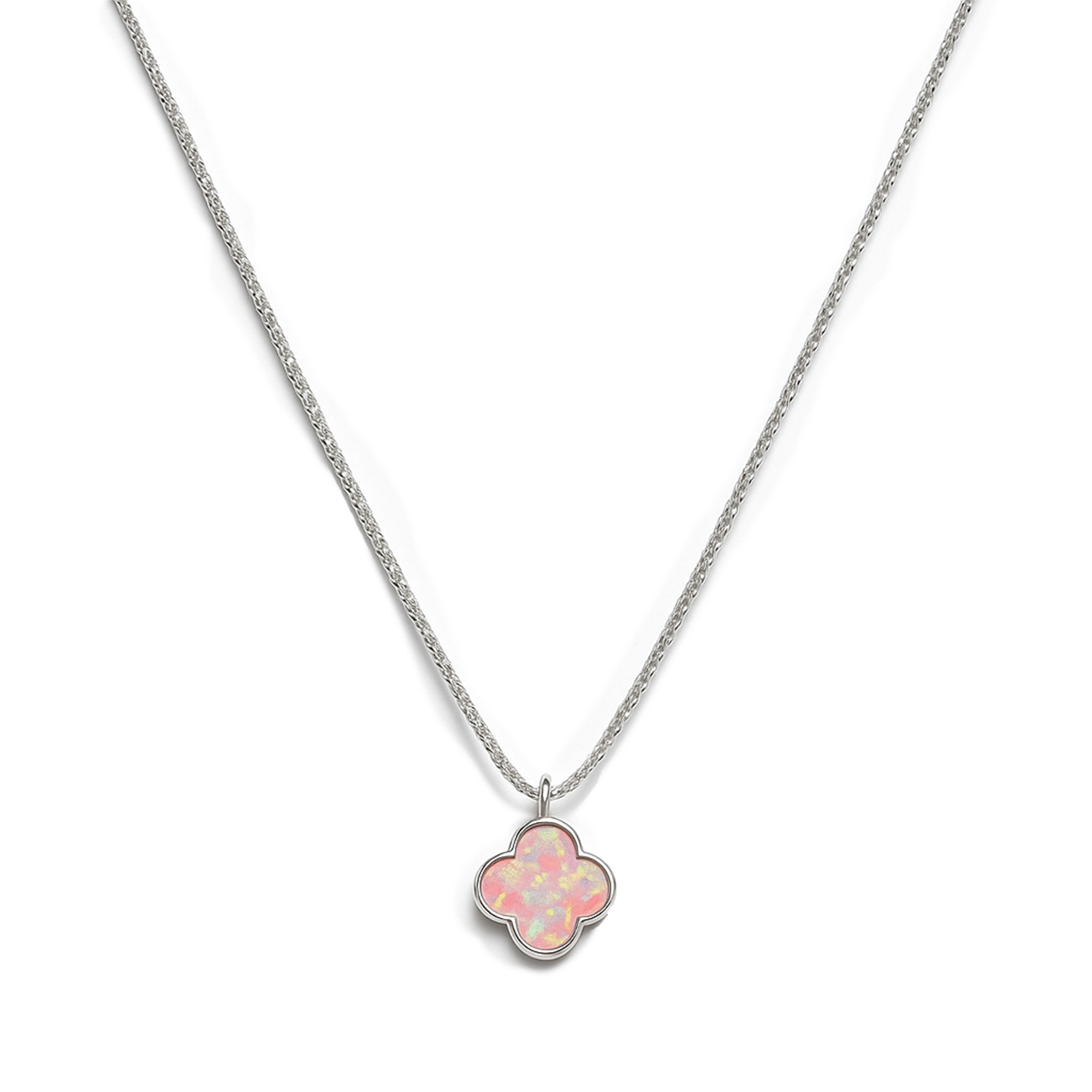 COLLAR FLOR PLATA .925