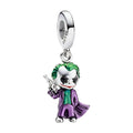 Charm Inspirado Pan 1:1 Joker, Plata .925 con Esmalte