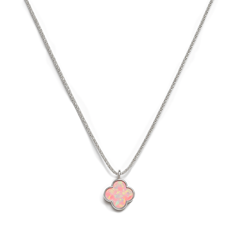 COLLAR FLOR PLATA .925