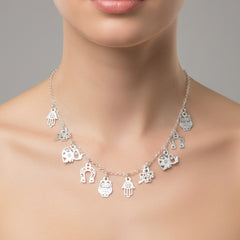 Collar Dijes de la Suerte Plata .925
