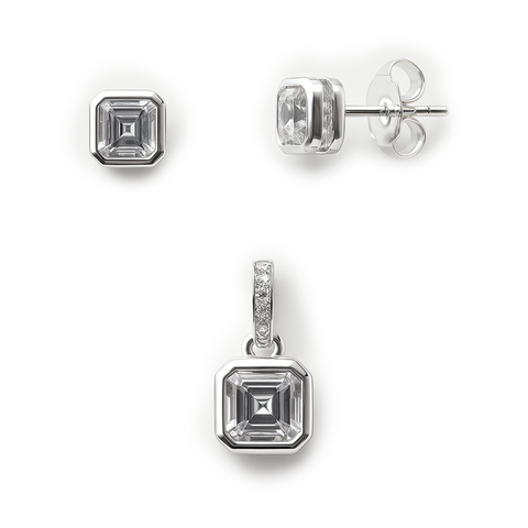 Set circonia Plata .925
