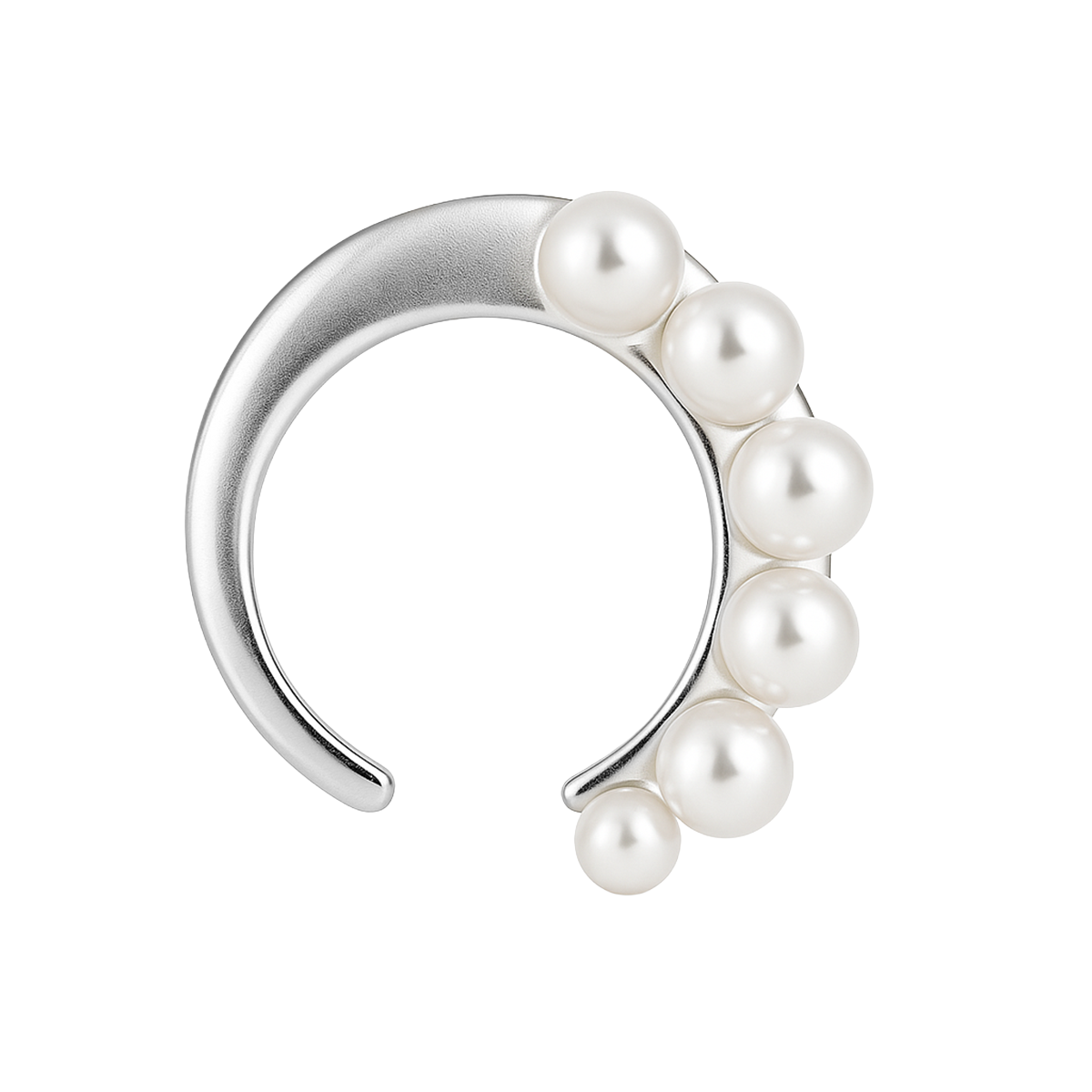 Grapa Perlas Hecho a Mano Plata .925