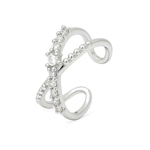 Grapa Circonia Plata .925