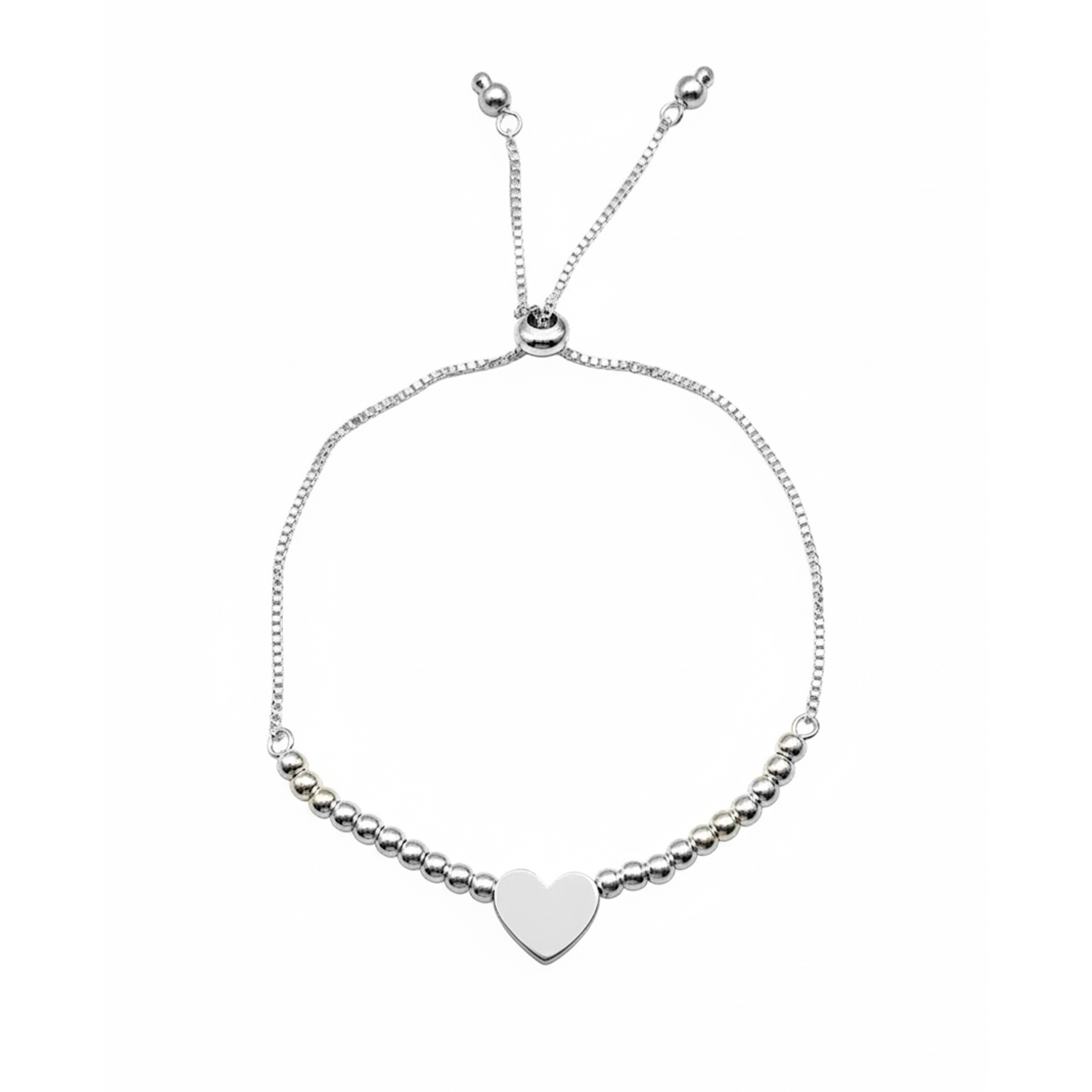 Pulsera corazón Plata .925