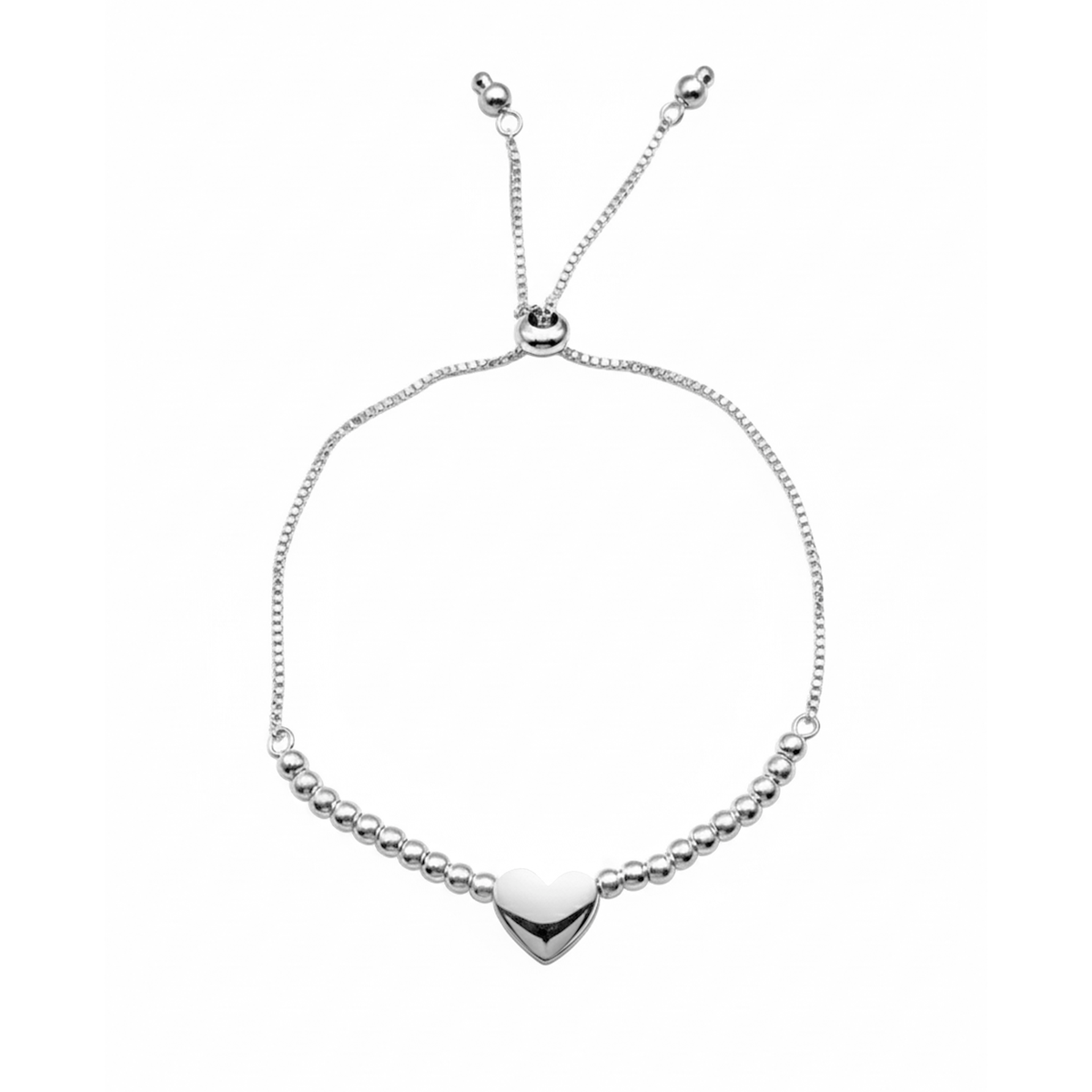Pulsera Corazón Plata .925