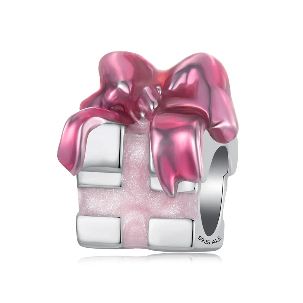 Charm Inspirado Pan 1:1 Caja de Regalo, Plata .925