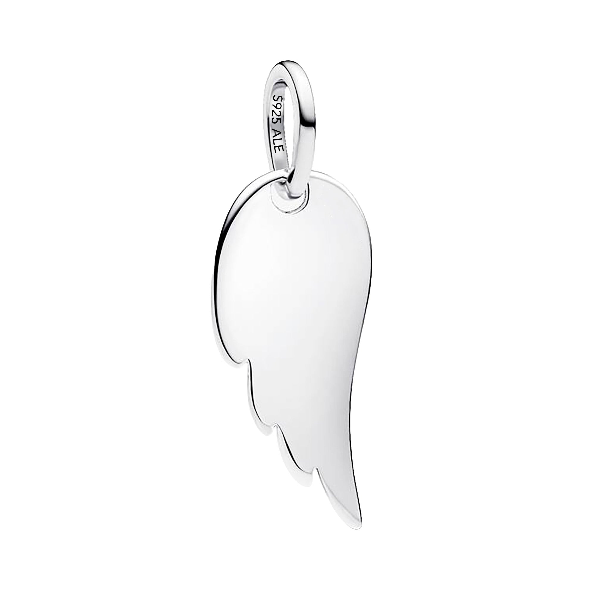 Charm Inspirado Pan 1:1 Ala de Ángel, Plata .925