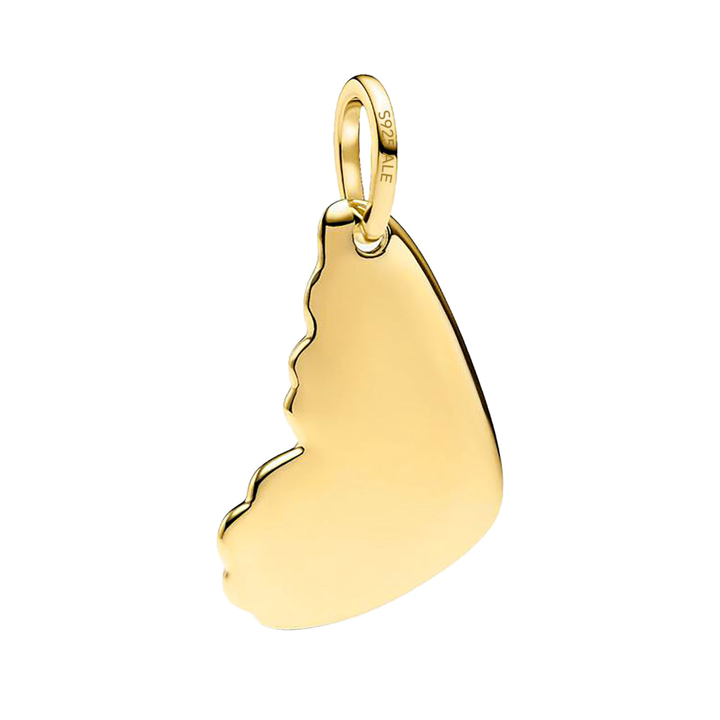Charm Inspirado Pan 1:1 Ala de Mariposa, Plata .925