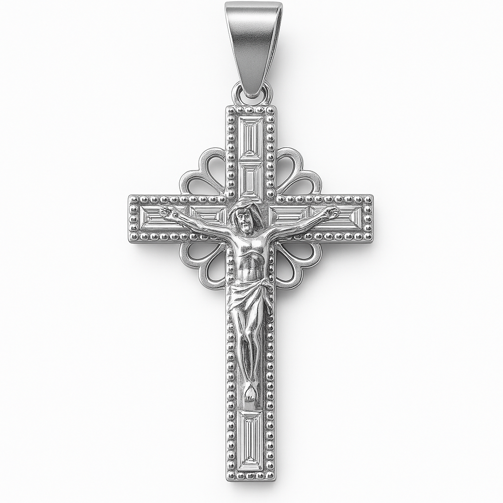 Dije cruz Plata .925
