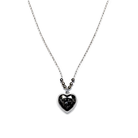 COLLAR CORAZON PLATA .925