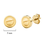 Broquel Inspirado Cartier 1:1 Amor Plata .925 con Baño de Oro 18k