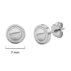 Broquel Inspirado Cartier 1:1 Amor Plata .925 con Baño de Rodio