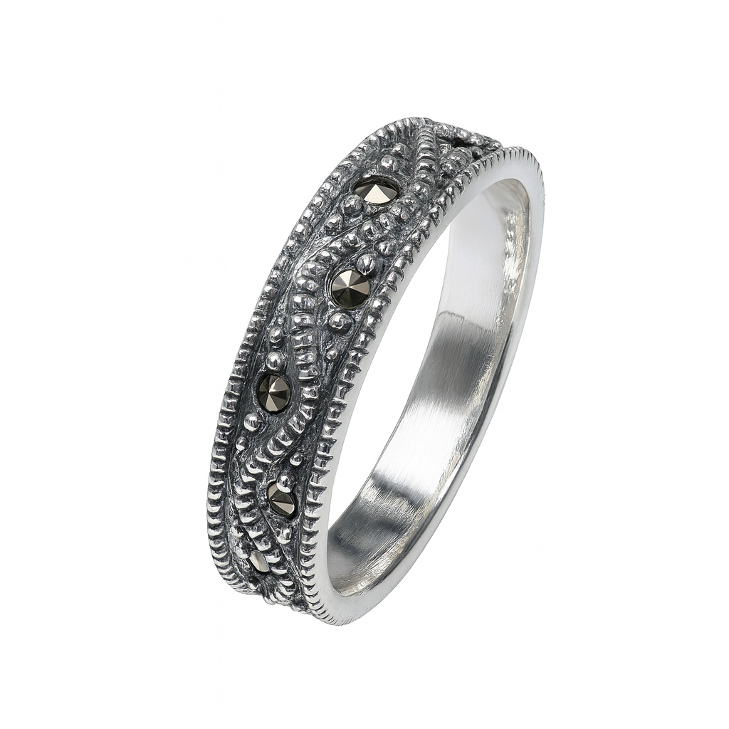 15Anillo marquesita Plata .925