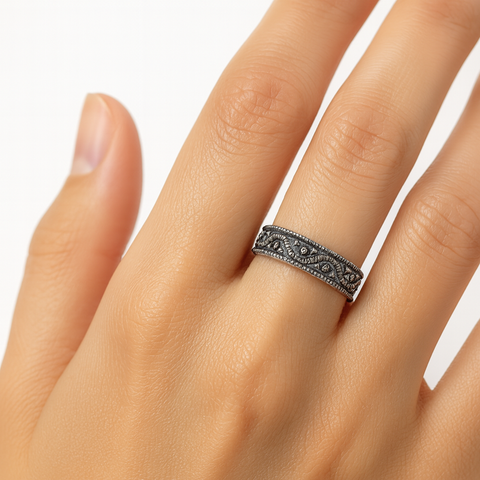 15Anillo marquesita Plata .925