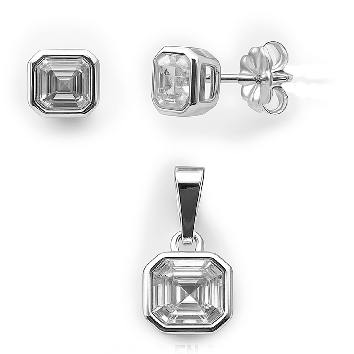 Set circonia Plata .925