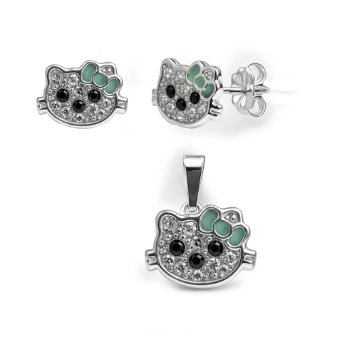 Set Kitty Plata .925