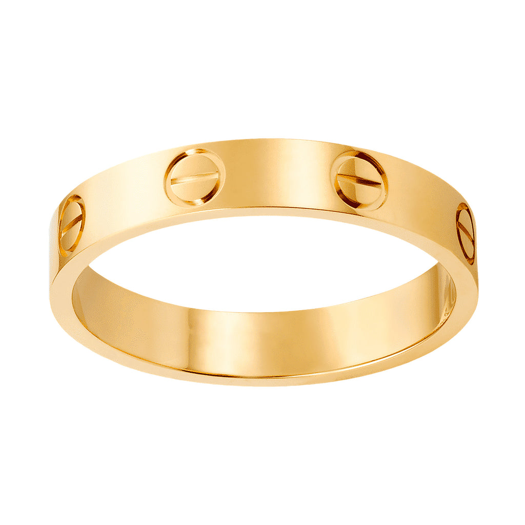 Anillo Banda Inspirado Cartier Oro 10K
