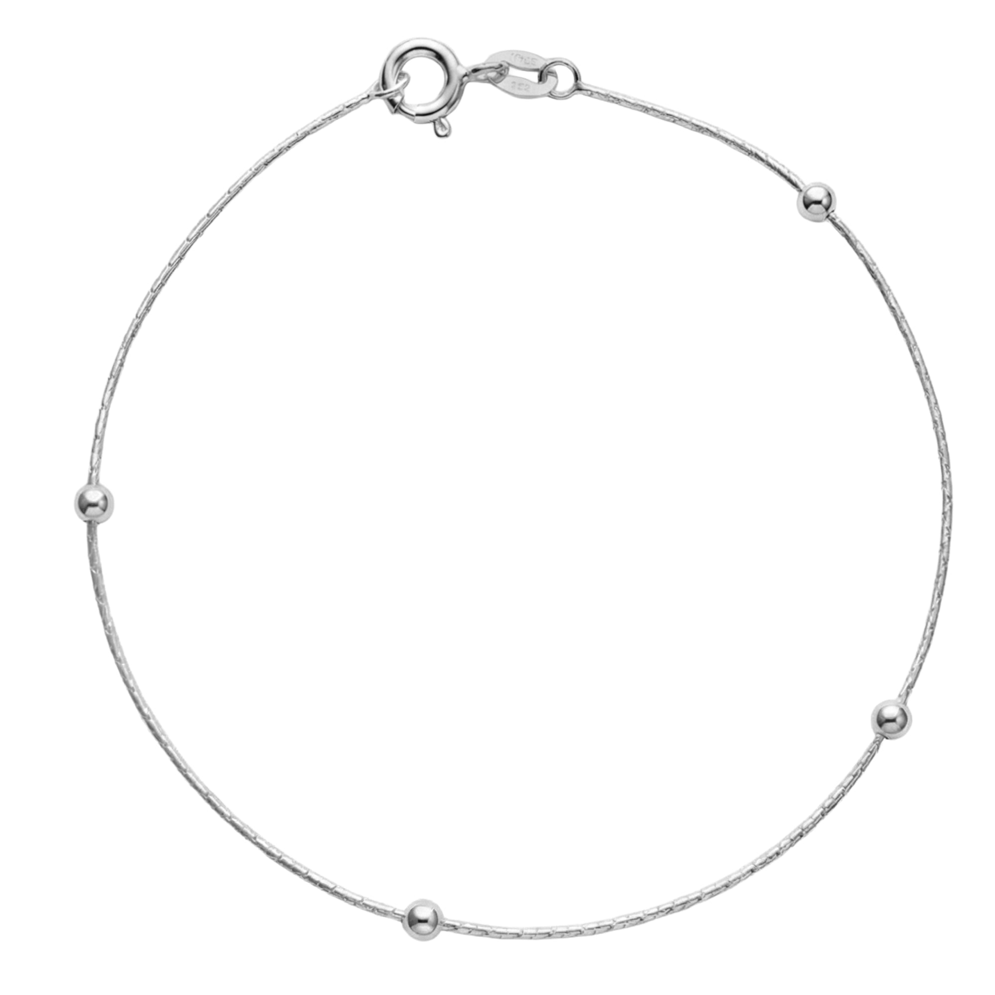 Pulsera Estilo Viviana Diamantada Plata .925