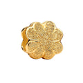 Charm Inspirado Pan 1:1 Flor Chica Dorada, Plata .925