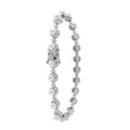 Pulsera Perla Natural con Circonias y Micro Circonias Plata .925 con Baño de Rodio