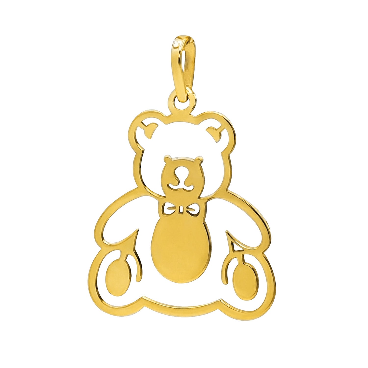 Dije Silueta de Oso 14K