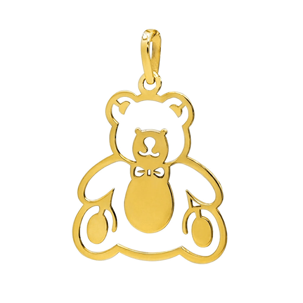 Dije Silueta de Oso 14K