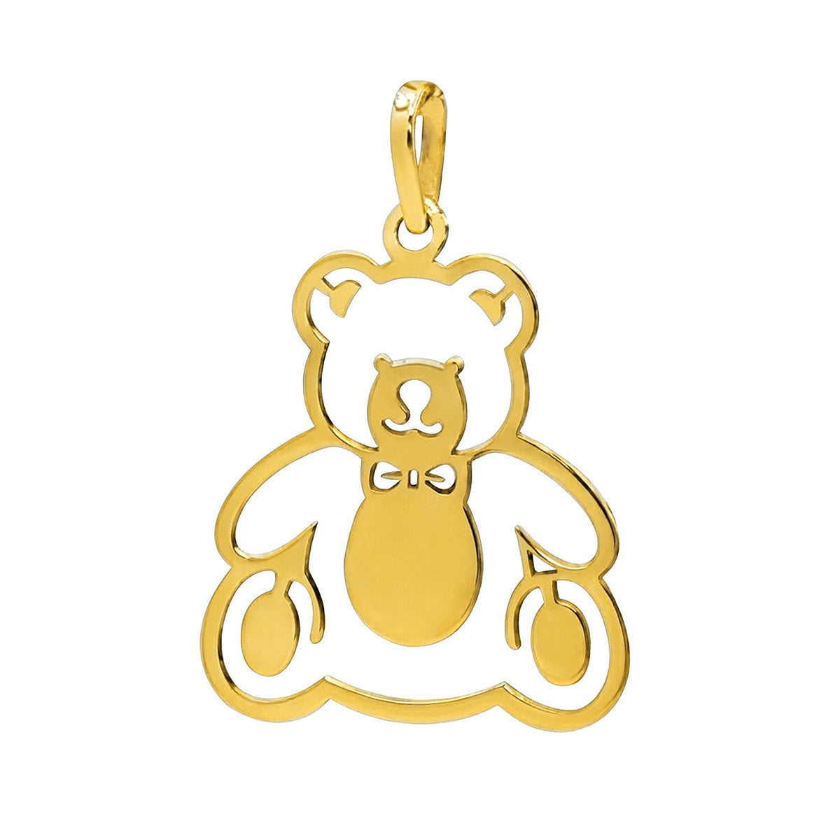 Dije Silueta de Oso 14K